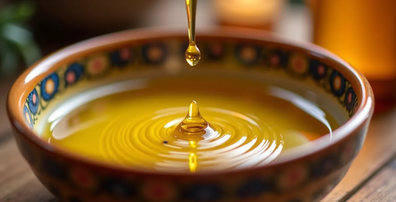 Proceso de dilución segura de aceites esenciales para el baño